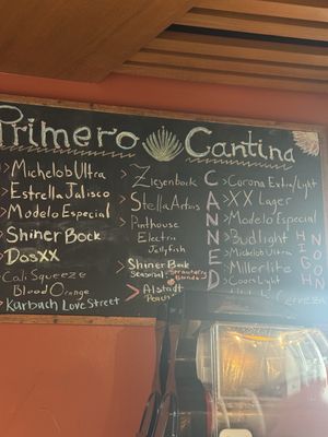 Menu photo 3 Primero Cantina San Antonio, TX Menu photo 3 Primero Cantina San Antonio, TX