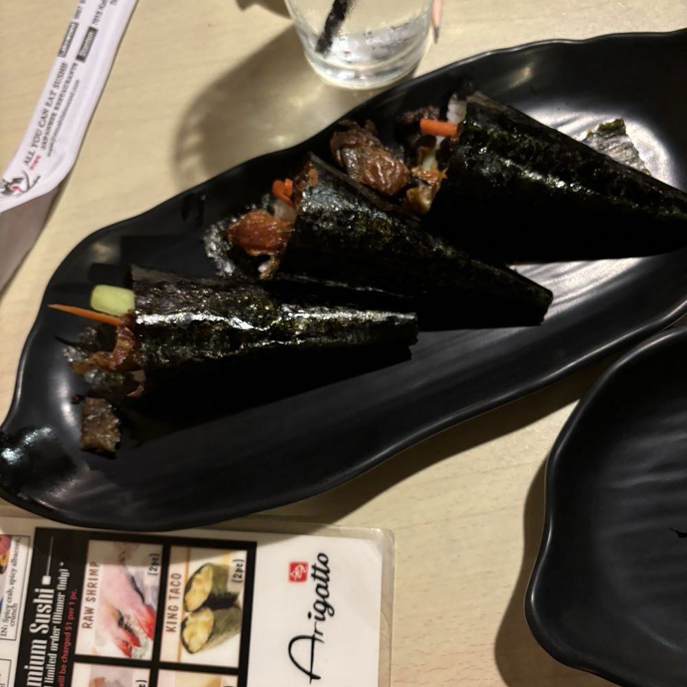 Arigatto Sushi - Salmon Skin Hand Roll - Sushi Bars Near Me - La Habra, California Arigatto Sushi - Salmon Skin Hand Roll - Sushi Bars Near Me - La Habra, California