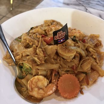 So Saap - Shrimp Drunken Noodles - Thai Near Me - San Diego, California