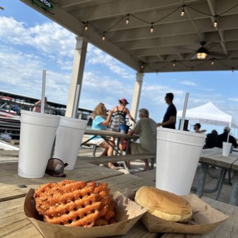 Between the Buoys - Smash burger and waffle fries. - Burgers Near Me - Smithville, Missouri Between the Buoys - Smash burger and waffle fries. - Burgers Near Me - Smithville, Missouri