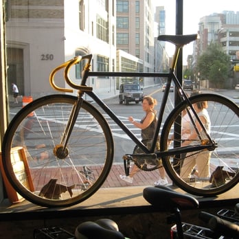 Cambridge Bicycle - Window of Cambridge Bicycles - Bike Rentals Near Me - Cambridge, Massachusetts