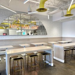 Lots of seating options or they offer to-go