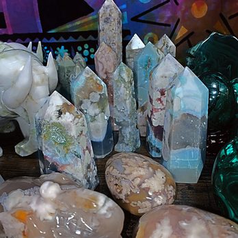 Unique Gem Creations - Flower agate - Spiritual Shop Near Me - Tracy, California