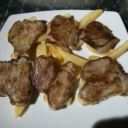 Bar Santos - Ración de presa ibérica.