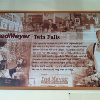 Fred Meyer - Entry sign and history - Department Stores Near Me - Twin Falls, Idaho Fred Meyer - Entry sign and history - Department Stores Near Me - Twin Falls, Idaho