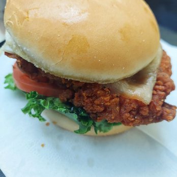 Chick-fil-A - Spicy chicken sandwich - Fast Food Near Me - North Bergen, New Jersey Chick-fil-A - Spicy chicken sandwich - Fast Food Near Me - North Bergen, New Jersey