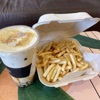 Bobaholics - Crème Brûlée and Fries - Bubble Tea Near Me - San Jose, California