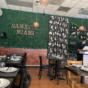 Namaste Miami - Interior of restaurant - Indian Near Me - Miami, Florida Namaste Miami - Interior of restaurant - Indian Near Me - Miami, Florida