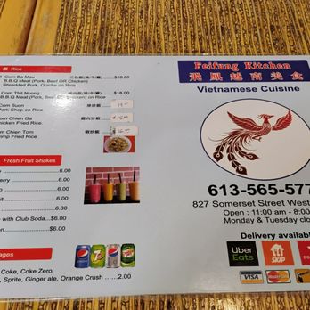 Feifung Kitchen - Menu - Vietnamese Near Me - Ottawa, Ontario Feifung Kitchen - Menu - Vietnamese Near Me - Ottawa, Ontario