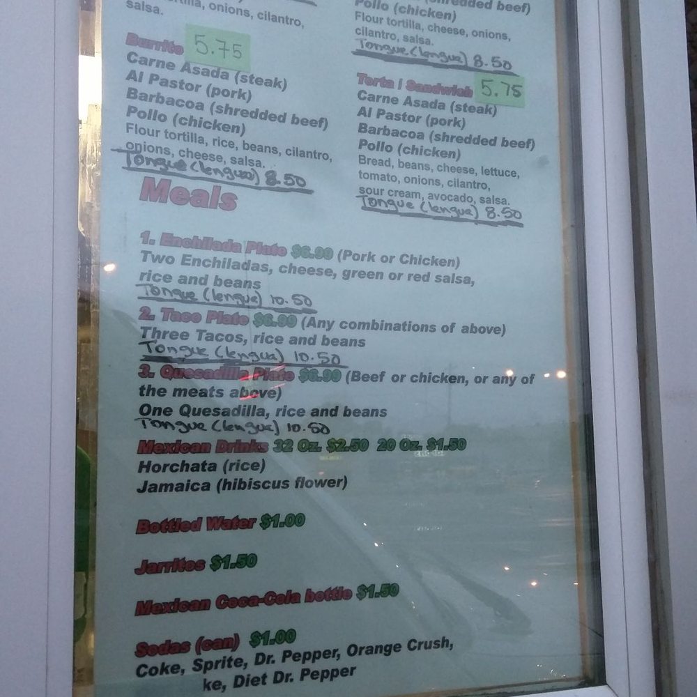 Mama Tita's Tacos - Drive thru menu - Mexican Near Me - Enid, Oklahoma Mama Tita's Tacos - Drive thru menu - Mexican Near Me - Enid, Oklahoma