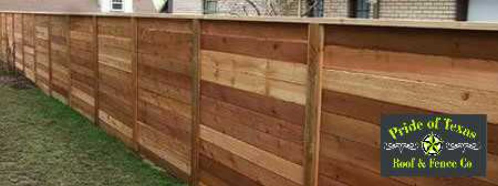 Slide of Pride of Texas Roof and Fence