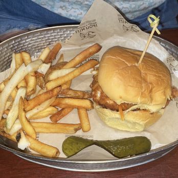 Iron Hill Brewery & Restaurant - Fried Chicken Sandwich - New American Near Me - Newark, Delaware Iron Hill Brewery & Restaurant - Fried Chicken Sandwich - New American Near Me - Newark, Delaware