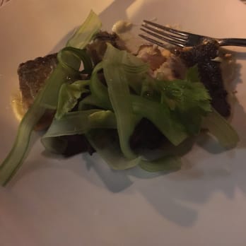 Lure - This was the salmon... The waitress took my salad away so quickly so couldn't take a pic - Seafood Near Me - Atlanta, Georgia