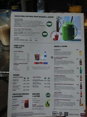 Menu photo 1 Cafe & Tapas Barcelona, B