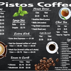 Pistos Coffee - Menu 1