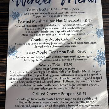 Le Peep - Winter menu 2026 - Breakfast & Brunch Near Me - Edison, New Jersey