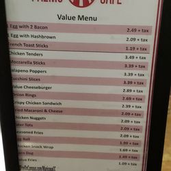 Palms Cafe - Value breakfast menu 2-4-20