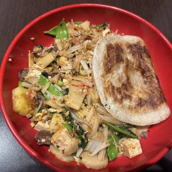 Flat Top Grill - Roti bread w a compilation of veges w steak and imitation crab - Asian Fusion Near Me - Chicago, Illinois Flat Top Grill - Roti bread w a compilation of veges w steak and imitation crab - Asian Fusion Near Me - Chicago, Illinois