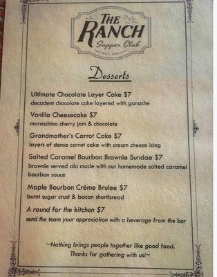 Menu photo 5 The Ranch Hayward, WI
