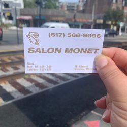 Card in front of location