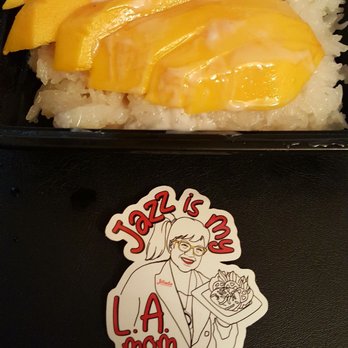 Jitlada - Mango Sticky Rice $8.00 (05/30/20). #EastHollywood @JitladaLA #ThaiFood #SpicyFood - Thai Near Me - Los Angeles, California