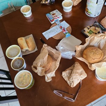 Panera Bread - I count two bread bowls but there should be three - Sandwiches Near Me - Bronx, New York
