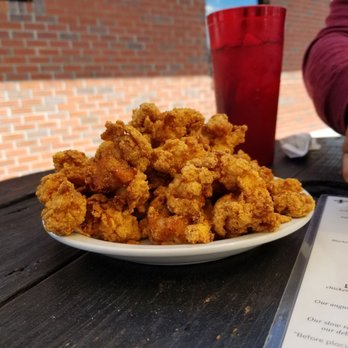 Southern Harmony Cafe - Gator Tail Appetizer, corn meal breaded goes well with the remoulade dipping sauce! - Southern Near Me - Dade City, Florida Southern Harmony Cafe - Gator Tail Appetizer, corn meal breaded goes well with the remoulade dipping sauce! - Southern Near Me - Dade City, Florida