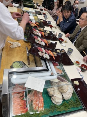 Toyosu Wholesale Fish Market by null