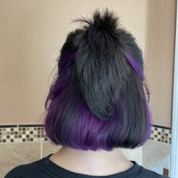 The beautiful purple under color