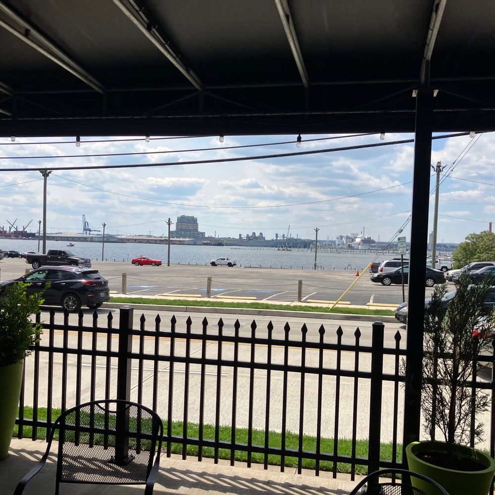 View from outdoor dining area