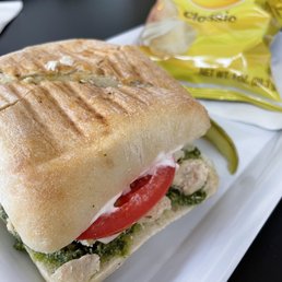 Chicken Pesto Panini Sandwich