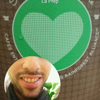 La Prep - a picture of a man with a green heart - Breakfast & Brunch Near Me - Montreal, Quebec