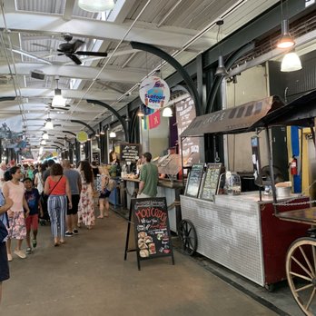 J's Seafood Dock - Hustle and Bustle of French Market on Labor Day - Seafood Near Me - New Orleans, Louisiana