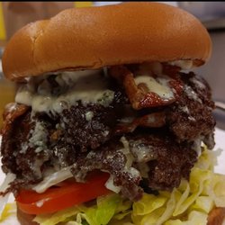 Happy Belly Burgers - This is our yummy Bacon Blu... Come and get it...