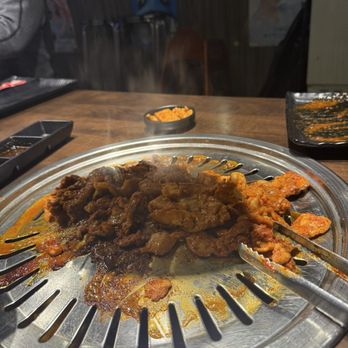 Top Korean BBQ - Ribeye on the grill - Korean Near Me - Henderson, Nevada Top Korean BBQ - Ribeye on the grill - Korean Near Me - Henderson, Nevada
