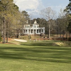 Dancing Rabbit Golf Club - Hole 18 on Azaleas course.