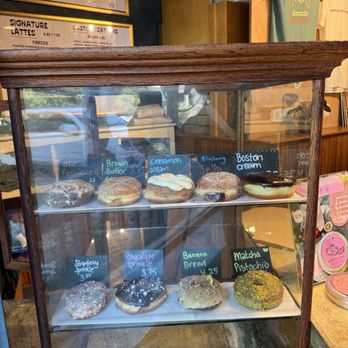 Hardly Saints Donuts - Display case - Coffee & Tea Near Me - Duxbury, Massachusetts