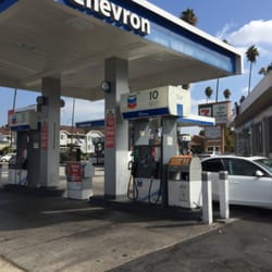 Chevron Gas Station - Pumping fuel