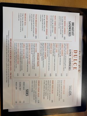 Menu photo 1 Dulce Bakery and Cafe Columbia, SC