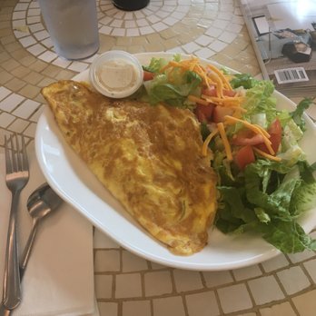 Riverwalk Cafe - Huge omelette and subbed salad for $7.50! - Delis Near Me - Portland, Oregon