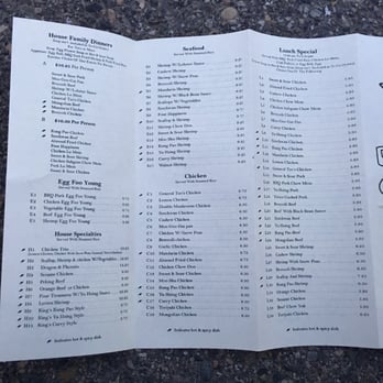 Panda Garden - Menu 3/3 - New American Near Me - Sunnyside, Washington