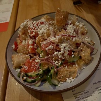 The White Bull - Panzanella salad - New American Near Me - Decatur, Georgia