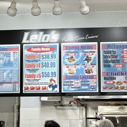 Lelo's BBQ Puerto Rican Cuisine - Menu