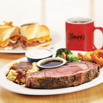 Elmer's Restaurant - a plate of roast beef with side dishes - Breakfast & Brunch Near Me - Grants Pass, Oregon Elmer's Restaurant - a plate of roast beef with side dishes - Breakfast & Brunch Near Me - Grants Pass, Oregon