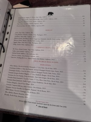 Menu photo 7 Dancing Bear Appalachian Bistro Townsend, TN