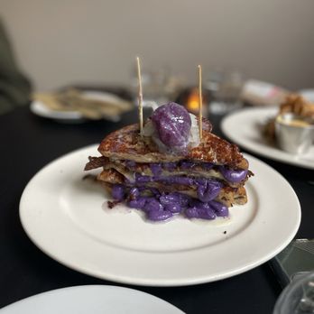 Barrel & Bacon - Ube french toast - Cocktail Bars Near Me - Seattle, Washington Barrel & Bacon - Ube french toast - Cocktail Bars Near Me - Seattle, Washington