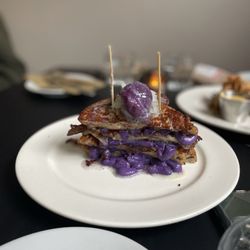 Barrel & Bacon - Ube french toast
