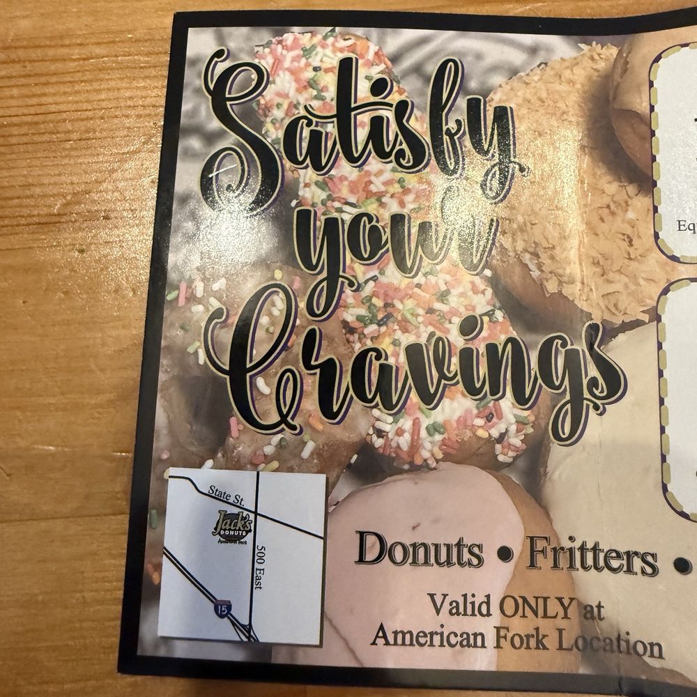 Jack's Donuts American Fork - Donuts Near Me - American Fork, Utah