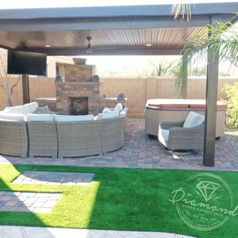 Diamond Stone & Synthetic Grass - After - Masonry/Concrete Near Me - Phoenix, Arizona Diamond Stone & Synthetic Grass - After - Masonry/Concrete Near Me - Phoenix, Arizona