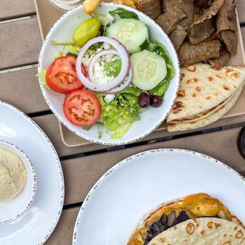 Showmars - Charlotte - Gyro Platter and Mushroom & Cheddar Pita Burger |Instagram @restaurant_aholic - Greek Near Me - Charlotte, North Carolina Showmars - Charlotte - Gyro Platter and Mushroom & Cheddar Pita Burger |Instagram @restaurant_aholic - Greek Near Me - Charlotte, North Carolina